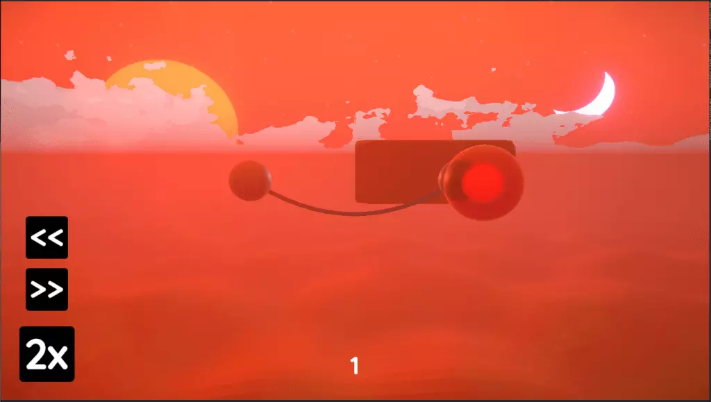 gameplay screenshot using game modifiers (bottom left)