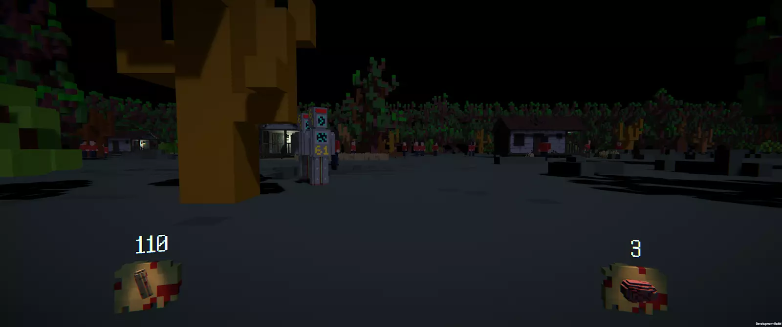 screenshot of the game (robots)