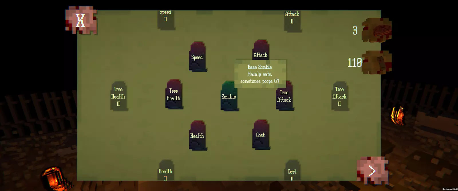 screenshot of the game (research menu)